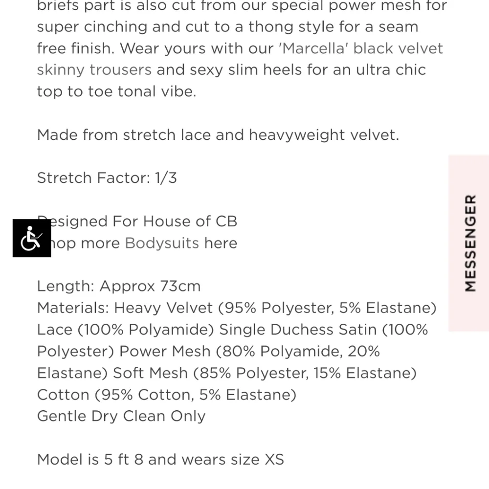 House Of CB Corset Body Suit - Picture 7 of 7